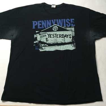 Pennywise Punk Rock Band Vintage 1995 XL Green T-Shirt - Gem