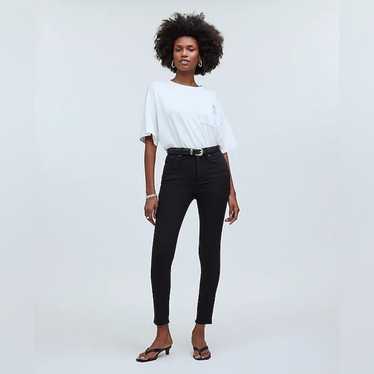 Madewell Tall 10" High-Rise Skinny Jeans in Black