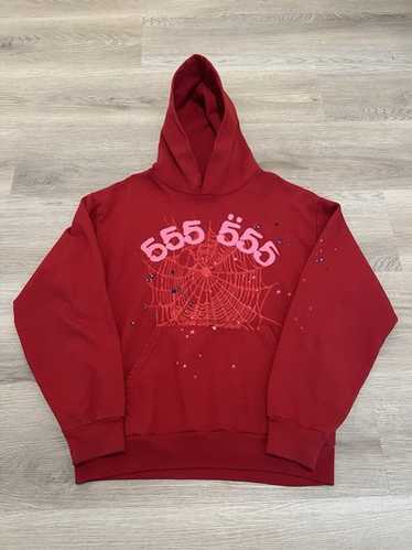 Sp5der hoodie red angel - Gem