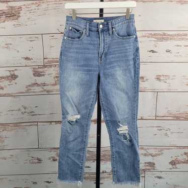 Madewell perfect vintage jean 27 Distressed High R