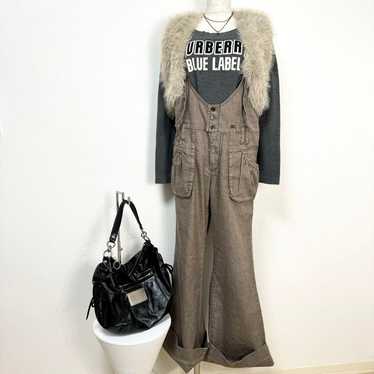 Y2K✨️ BURBERRY BLUE LABEL Flare Pants Overalls