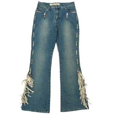 Joe Boxer Y2K Western Faux Leather Fringe Tassel B