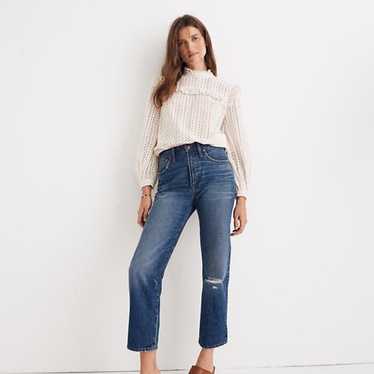 Madewell Classic Straight Jeans in Jade