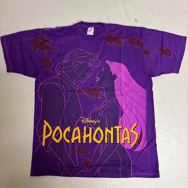 Disney Pocahontas Print T-Shirt 90s