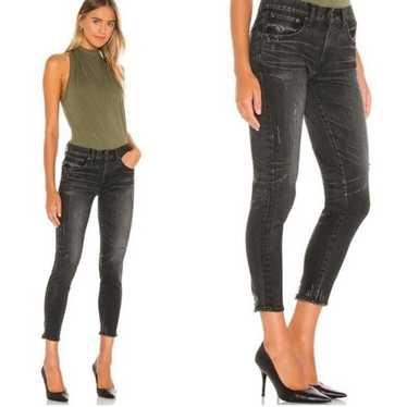 MOUSSY VINTAGE Velma Skinny Denim Jeans Black Size