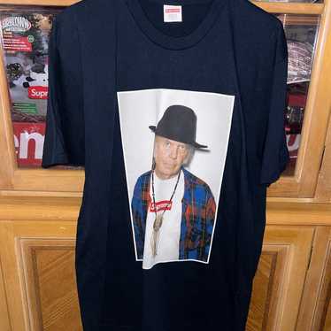 Supreme SS 2015 Neil Young Tee Navy S-XL ネイビー 送料無料 入手困難】Supreme 15SS Neil Young Tee ネイビー