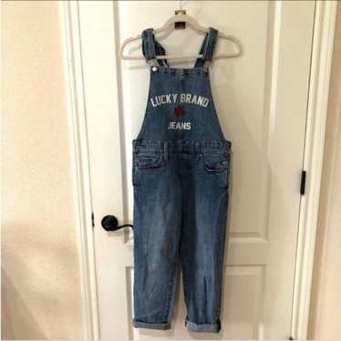 Vintage Lucky Brand embroidered Overalls