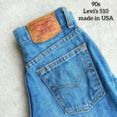 Vintage Levi's 510-0217 denim made in the USA from