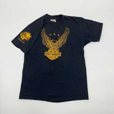 Vintage 90s Harley Davidson Lightning & Thunder All Over