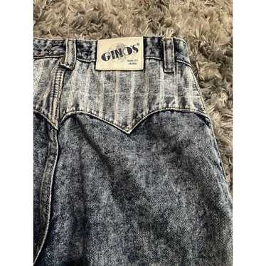 Vintage Ginos Acid Wash Jeans Sz 5/6