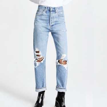 AGOLDE 90'S MID RISE STRAIGHT JEANS