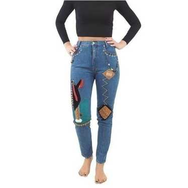 Y2k/90s Vtg Dakota Blue Jeans Boho Native American