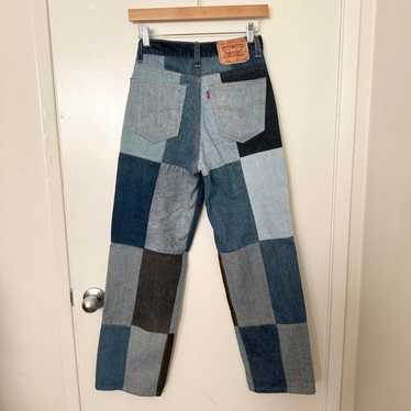 Vintage Levis denim patchwork