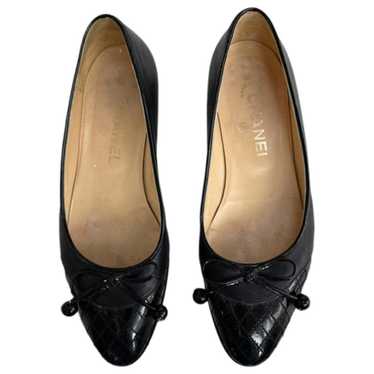 Chanel Leather ballet flats