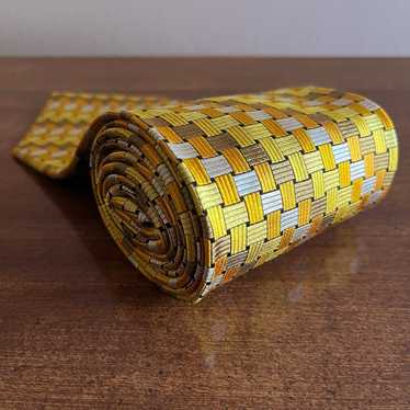 Vintage Paul Fredrick Basketweave Tie