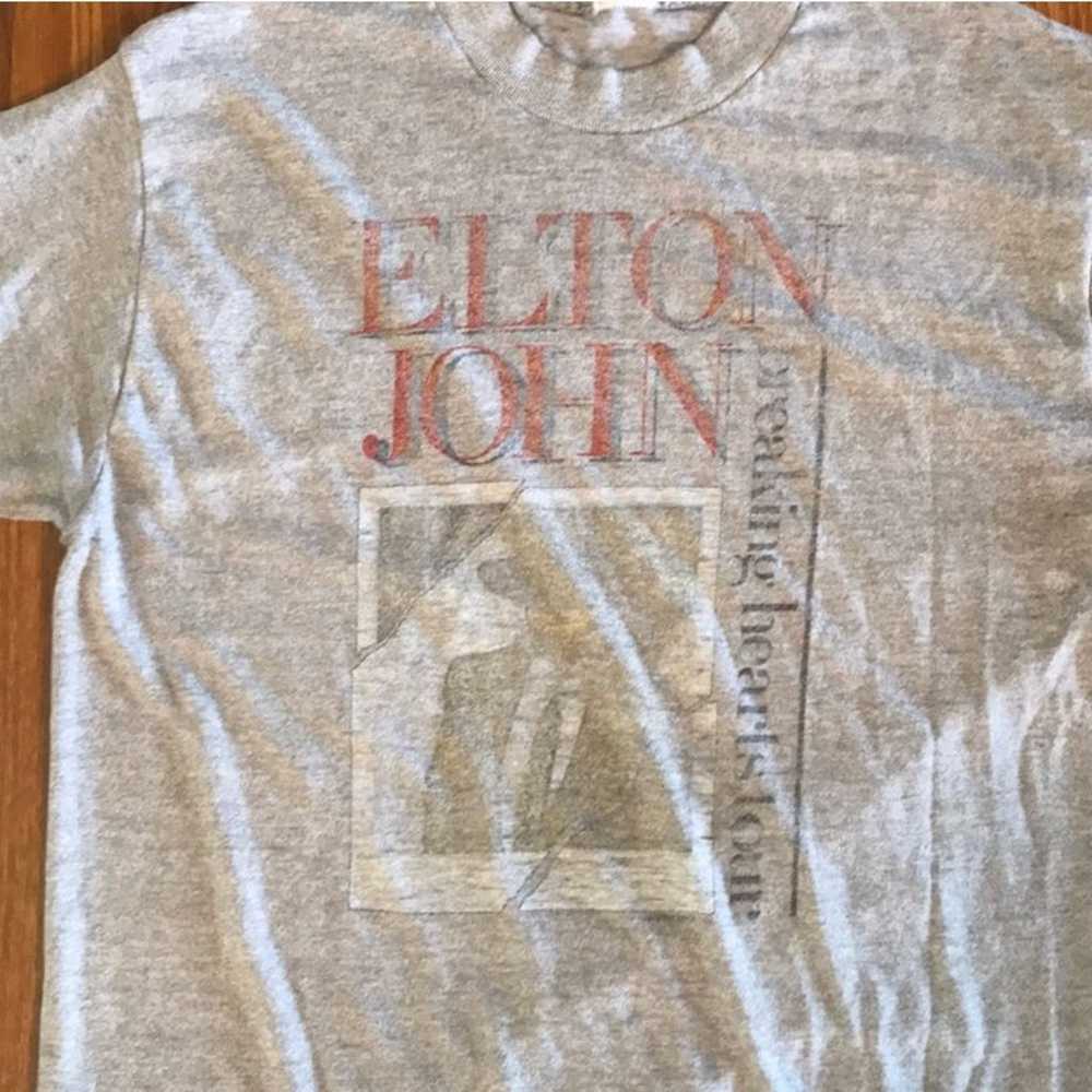 Vintage Elton John 1984 Concert Shirt - image 2