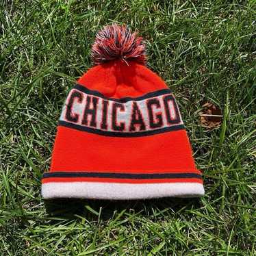 Chicago Bears Winter Hat Vintage Beanie NFL Footba