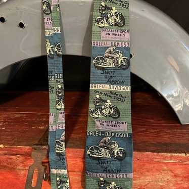 Vintage 1990's Harley Davidson Tie's By RM Styles.