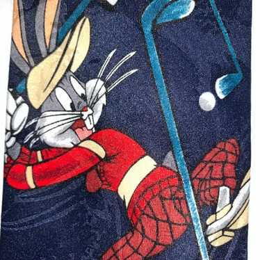 1996 Looney Tunes Bugs Bunny Taz Tie