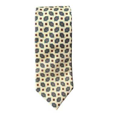 Vintage Liberty of London Tie Yellow Silk Necktie