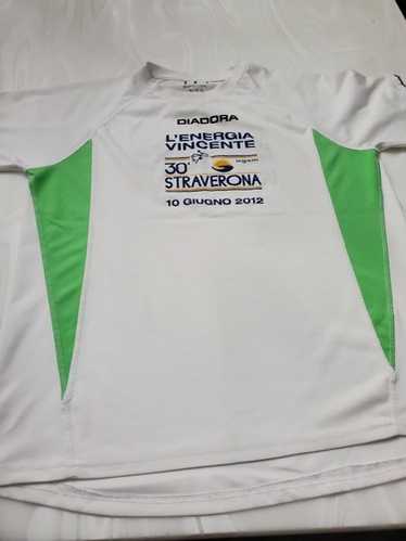 90s Diadora バッジョ Tシャツ L デッドストック 激レア Vintage diadora t-shirt - - Gem