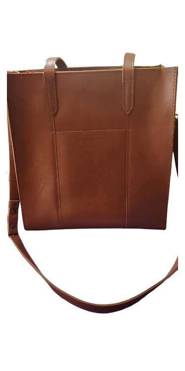 Portland Leather Large Lola Zipper Crossbody Tote