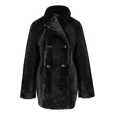 Sandro Fall Winter 2020 shearling peacoat