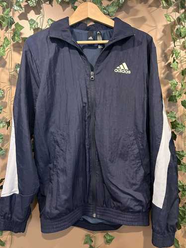 Vintage adidas navy windbreaker - Gem Vintage adidas navy windbreaker - Gem