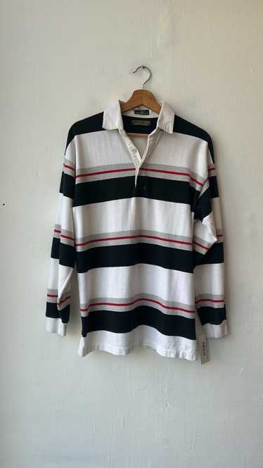 Y2K Striped Rugby Shirt