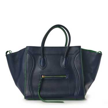 CELINE Smooth Calfskin Medium Phantom Luggage Navy