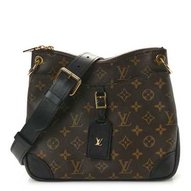 LOUIS VUITTON Monogram Odeon MM Black