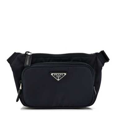 PRADA Re-Nylon Saffiano Belt Bag Navy