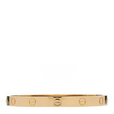 CARTIER 18K Yellow Gold LOVE Bracelet 17