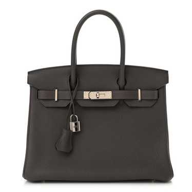 HERMES Togo Birkin 30 Etain