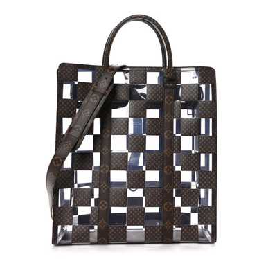 LOUIS VUITTON PVC Monogram Chess Sac Plat