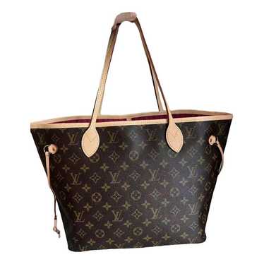 Louis Vuitton Neverfull leather handbag