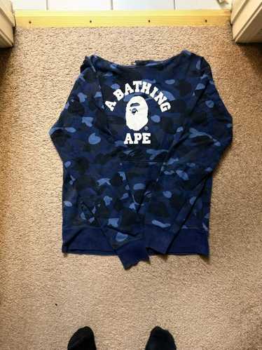 Bape Color Camo College Pullover Hoodie