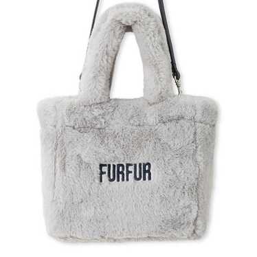 Furfur Eco Fur Tote Bag SAX