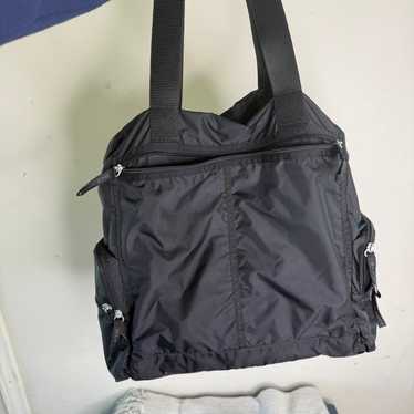 Vintage Nylon Old Navy Tote Black