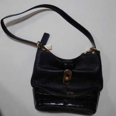 COACH bag black leather