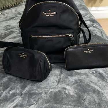 Black Kate Spade Backpack Bundle