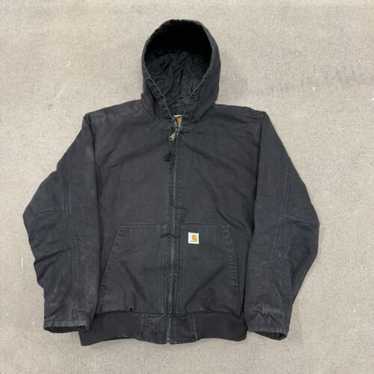 00's Carhartt アクティブジャケットXL Tall 黒 Y2K POST JUNK / 00's CARHARTT USA製 ブラック コットンダック