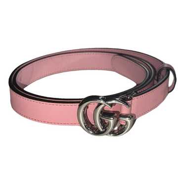 Gucci GG Buckle leather belt