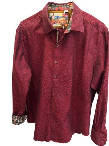 Robert Graham Crimson & Black 2XL button down