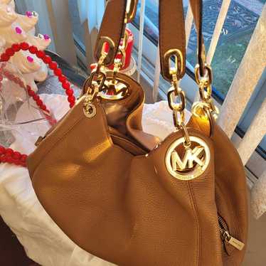 Michael Kors leather Fulton bag