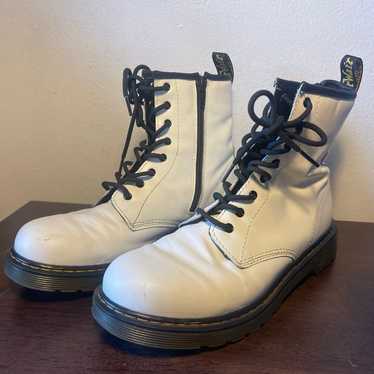 White Dr. Martens 1460