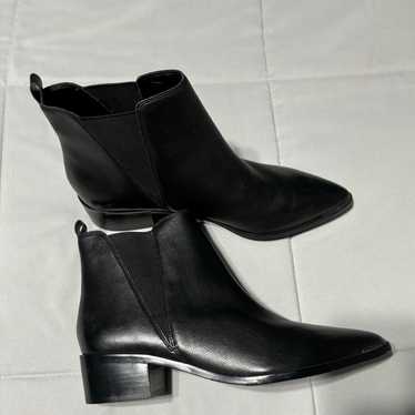 Marc Fisher black ankle boots