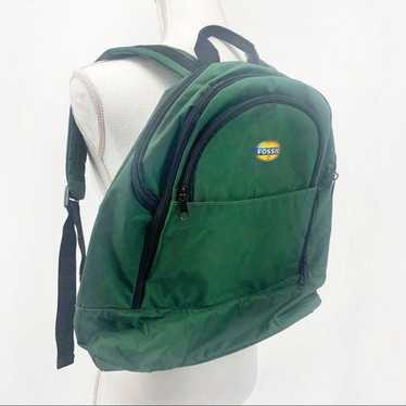 Vintage Fossil 90’s Green Nylon Backpack