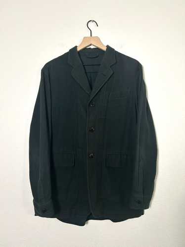 Ann Demeulemeester 00’s Boiled Wool Blazer Shirt