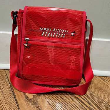 Vintage Tommy Hilfiger Athletics Transparent Red P